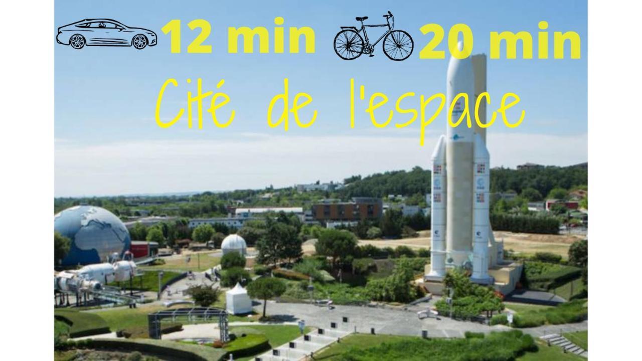 툴루즈 Les Jardins De Rangueil, Parking, Metro, Piscine 아파트 외부 사진